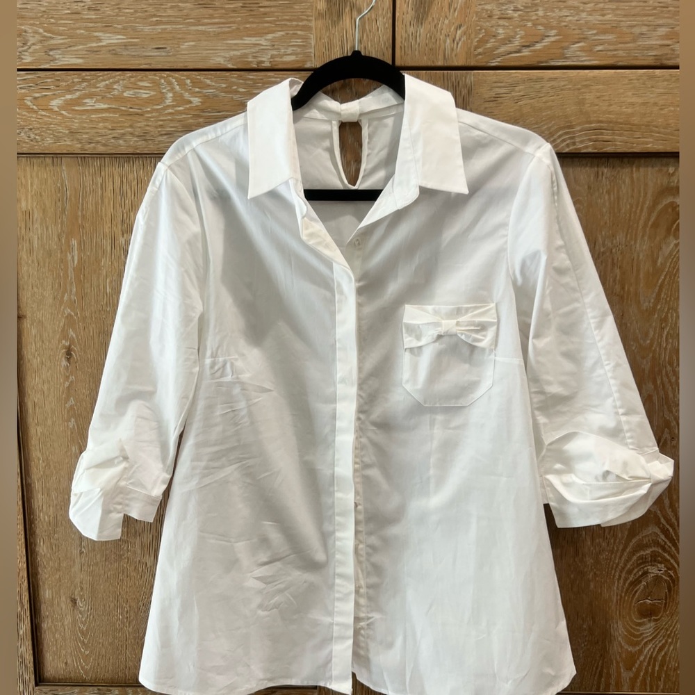 Anne Fontaine MALOU white blouse